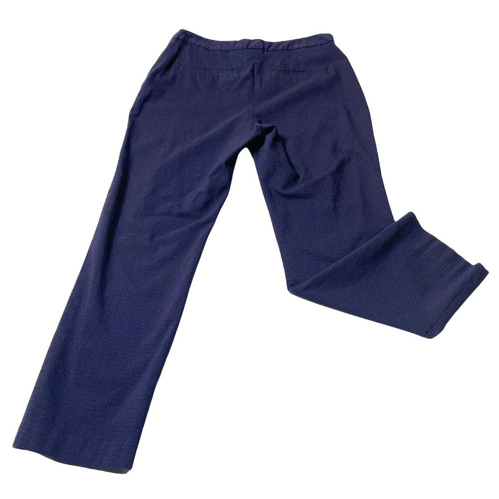 Mario Serrani Women Sz 10 Comfort Stretch Slim Fit Tummy Control Pant Blue Italy - Picture 4 of 10